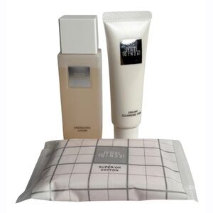 The‎ Ginza Energizing Lotion & Creamy Cleansing Foam & Cloths Travel Kit NEW